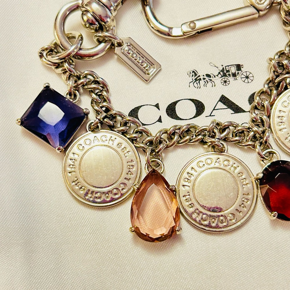 💰SOLD💰VERY RARE Coach 1941 Swag Bag Charm/ Keychain/ Bracelet - Picture 9 of 13
